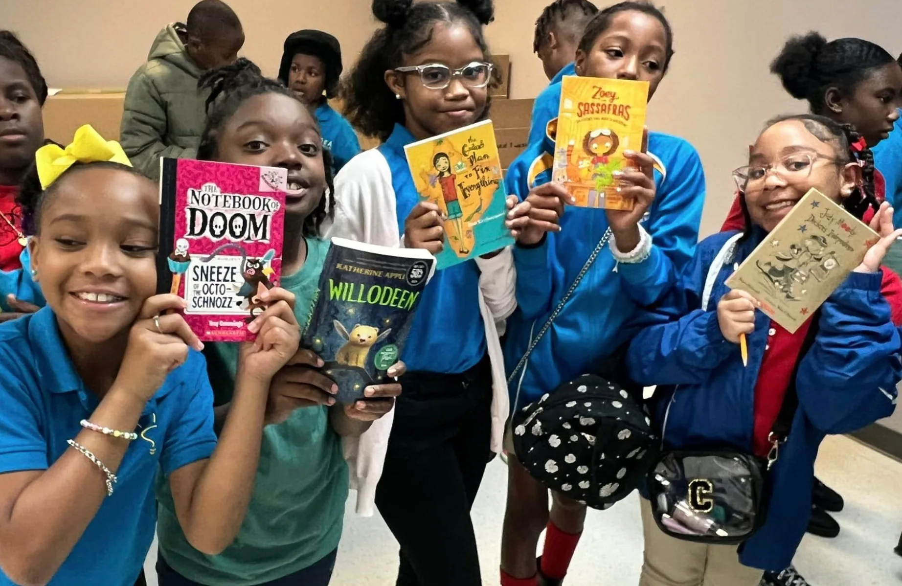 Book fair day at IDEA A.W. Brown